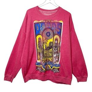 The Doors Strange Days Oversized Garment Dye Graphic Women’s Sweatshirt One Size